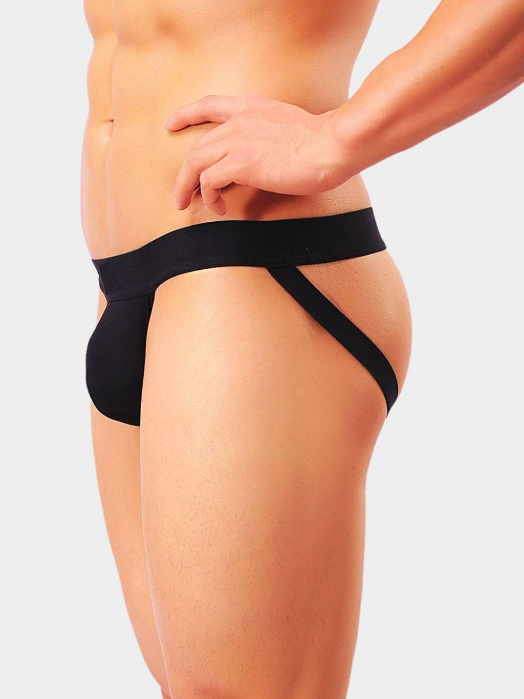 Men's Jockstrap with Diagonal Thigh Strap