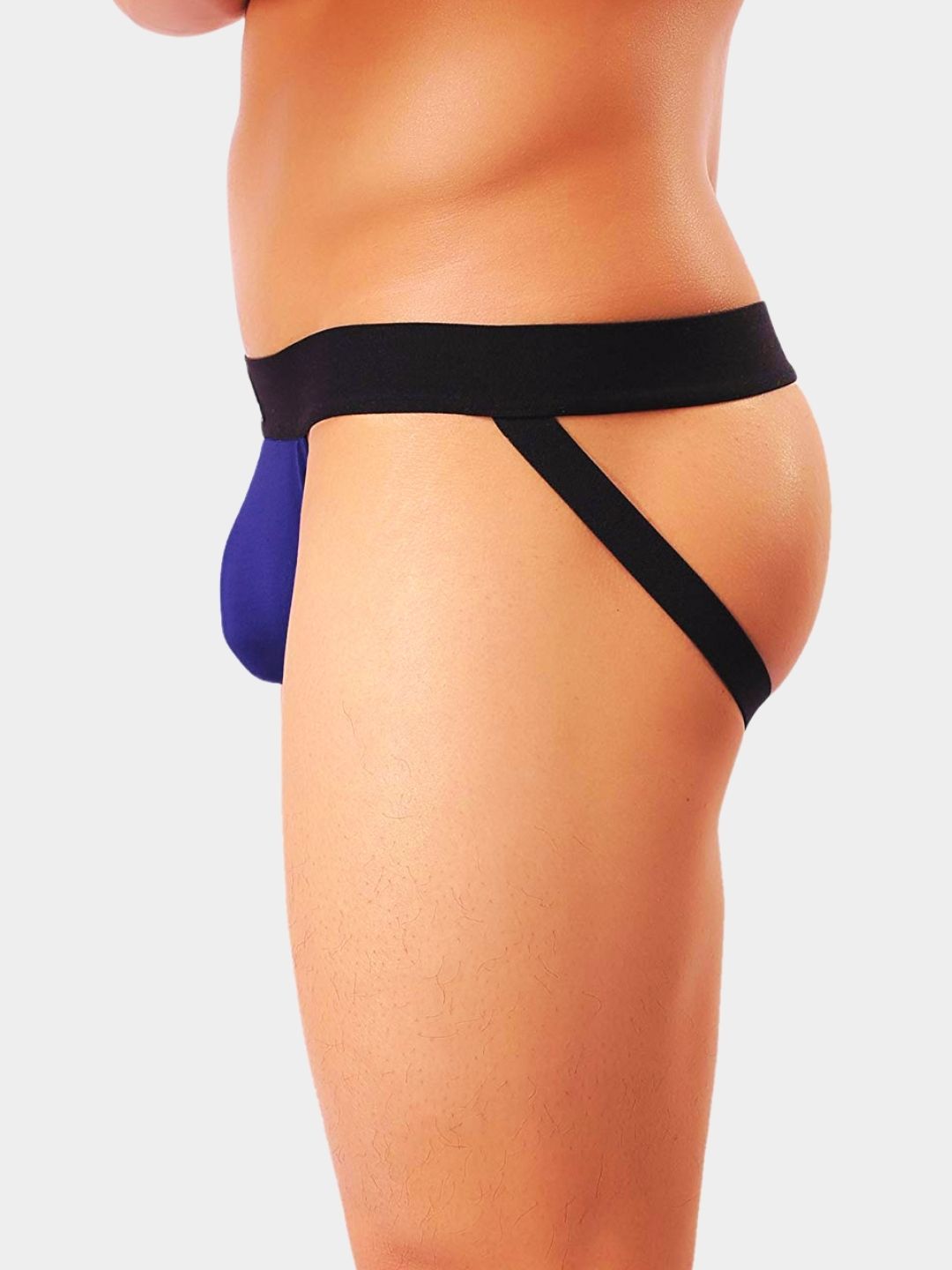Men's Jockstrap with Diagonal Thigh Strap