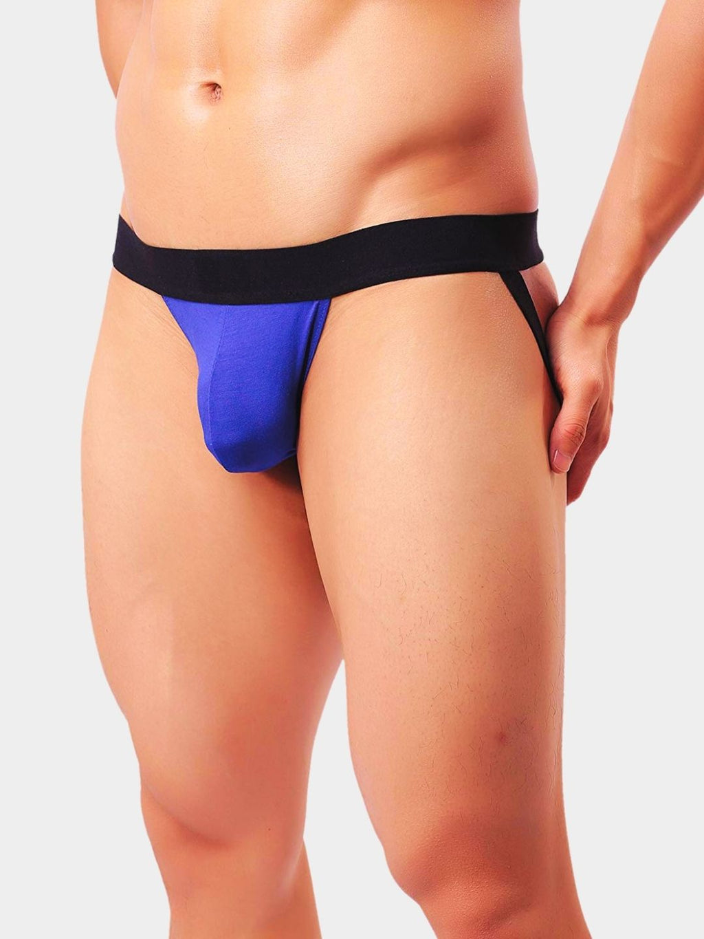 Men's Jockstrap with Diagonal Thigh Strap