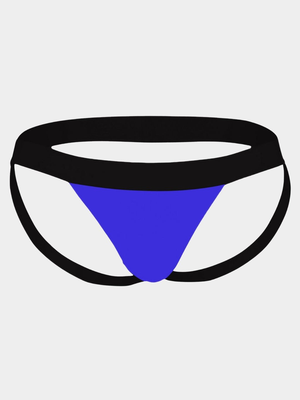 Men's Jockstrap with Diagonal Thigh Strap
