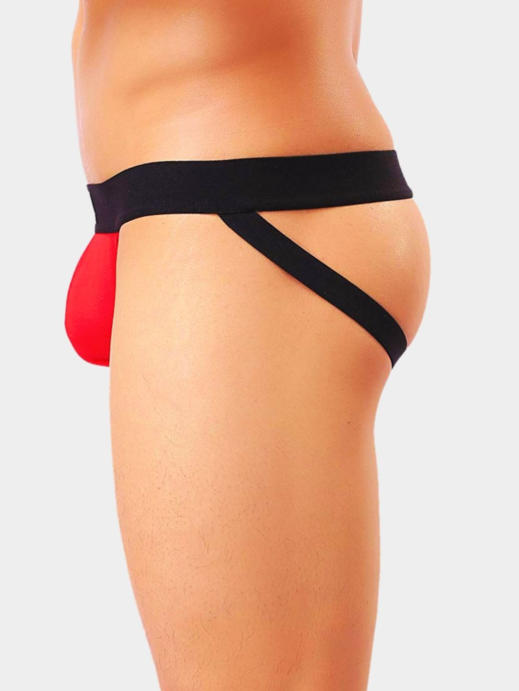 Men's Jockstrap with Diagonal Thigh Strap