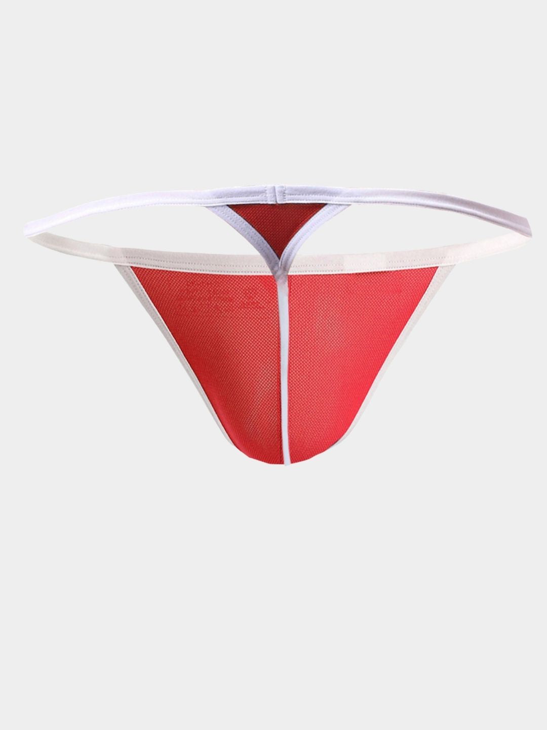 Men's Contrast Trim Micro Thong