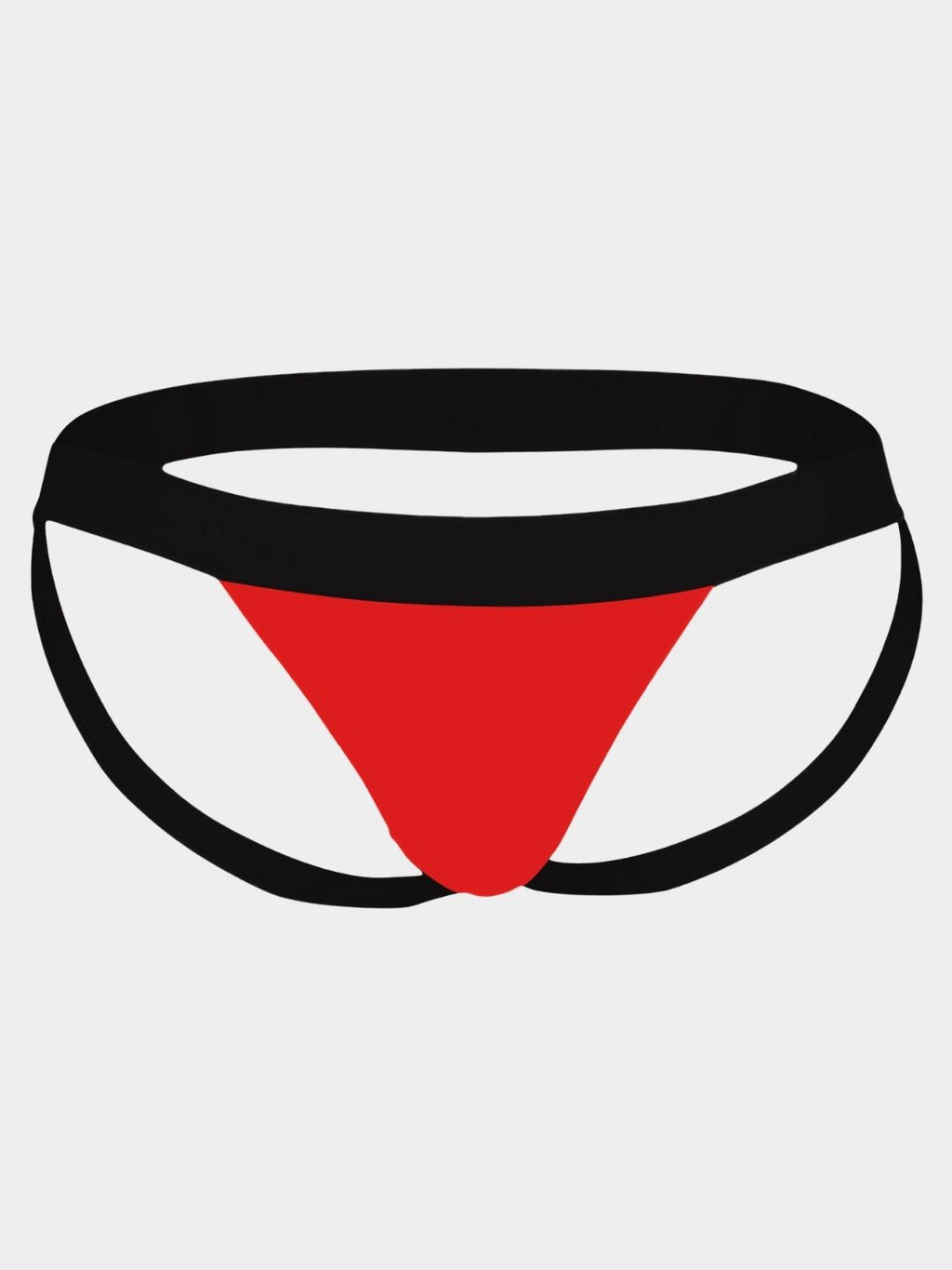 Men's Jockstrap with Diagonal Thigh Strap