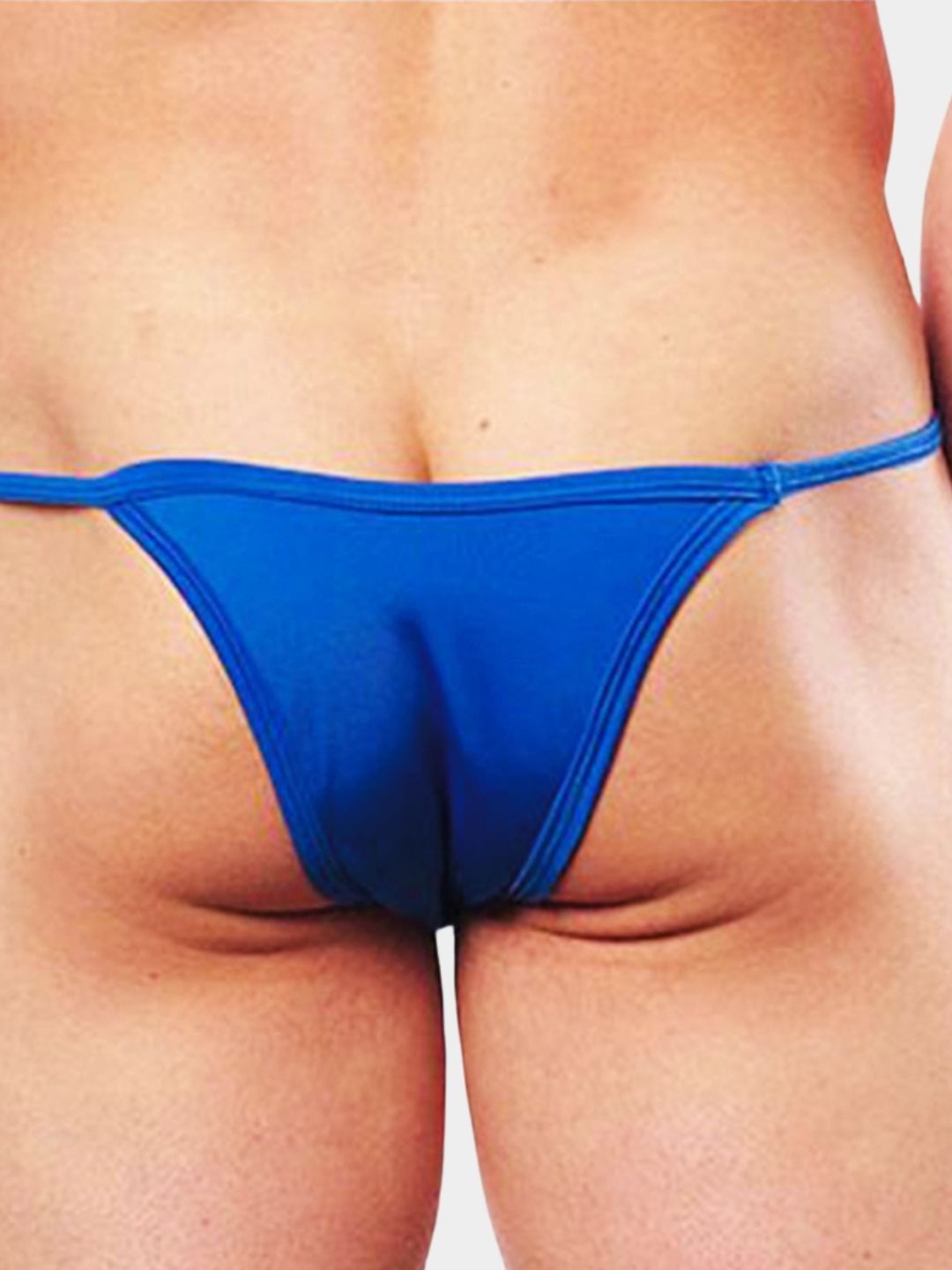 Men Solid Micro String Thong