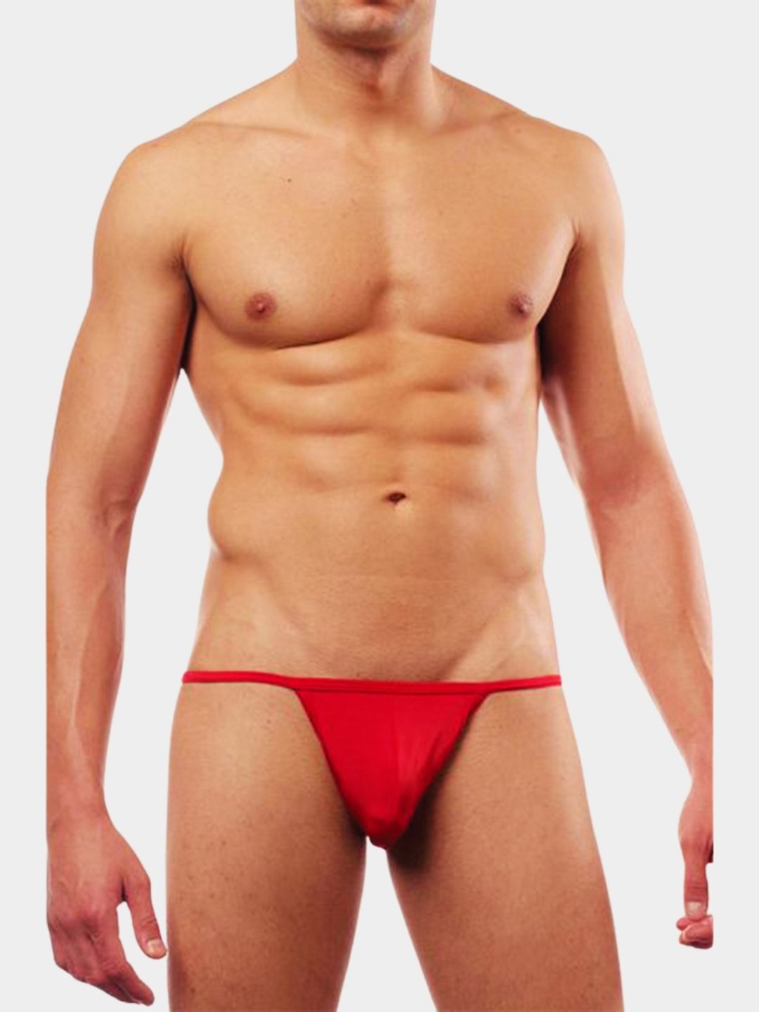 Men Solid Micro String Thong