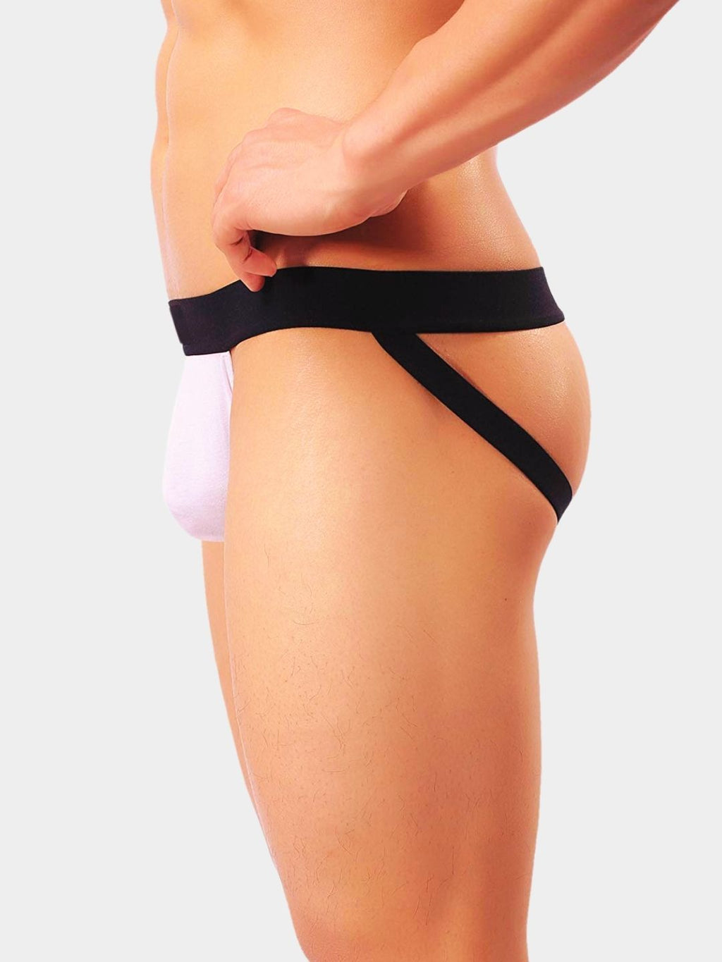 Men's Jockstrap with Diagonal Thigh Strap