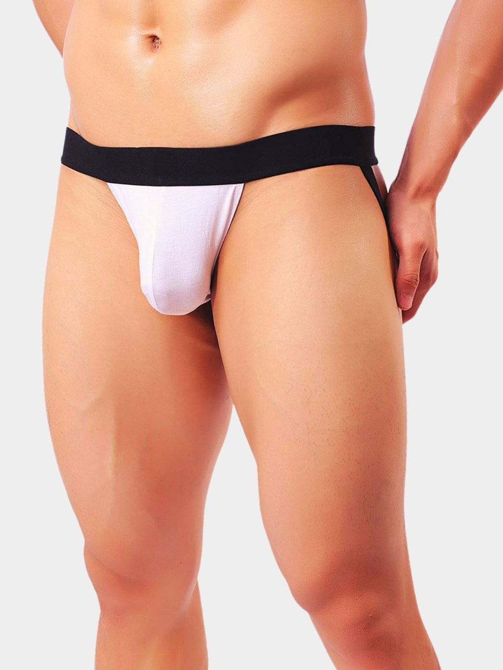 Men's Jockstrap with Diagonal Thigh Strap