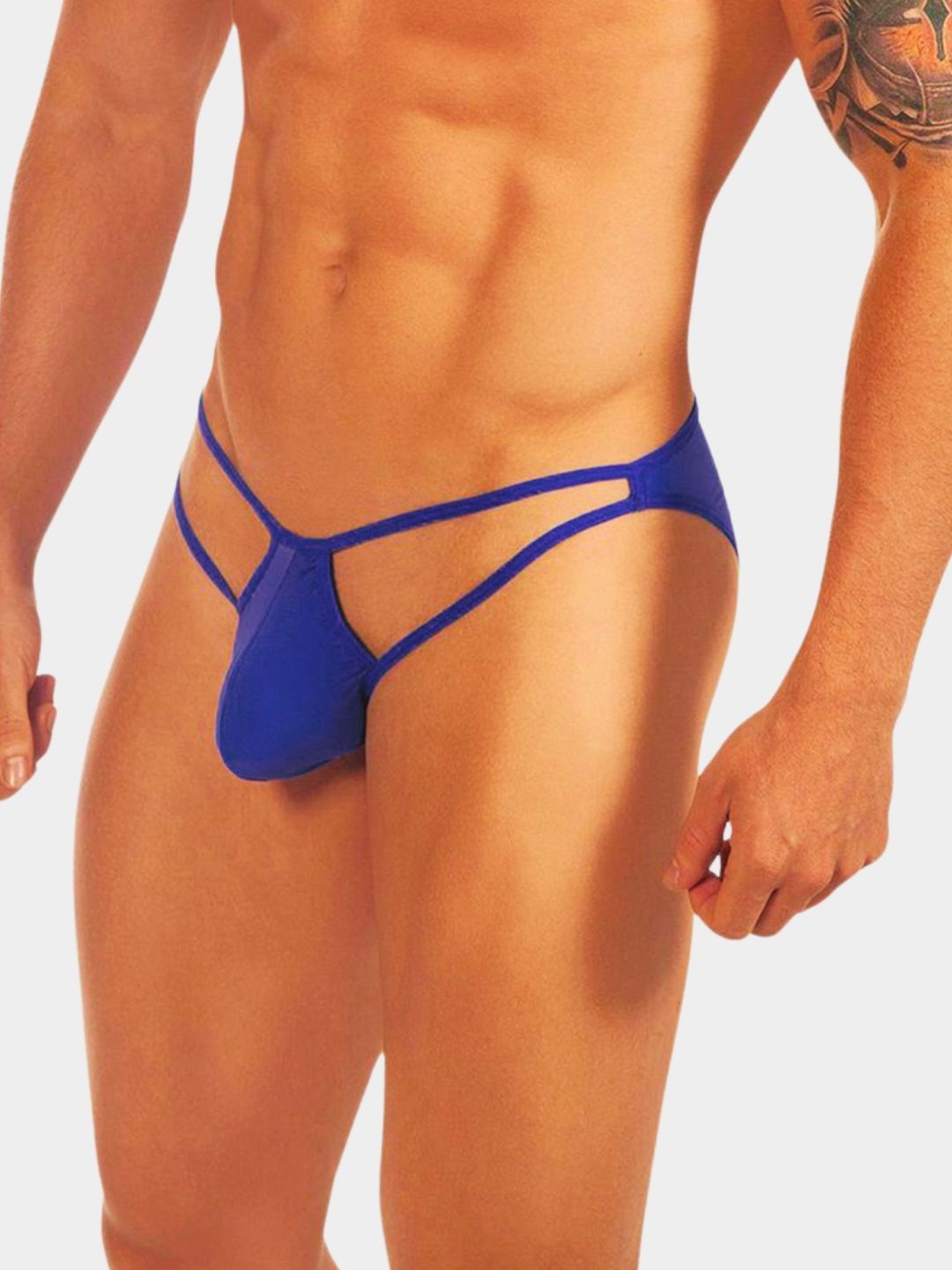 Men Solid Cut-Out Briefs