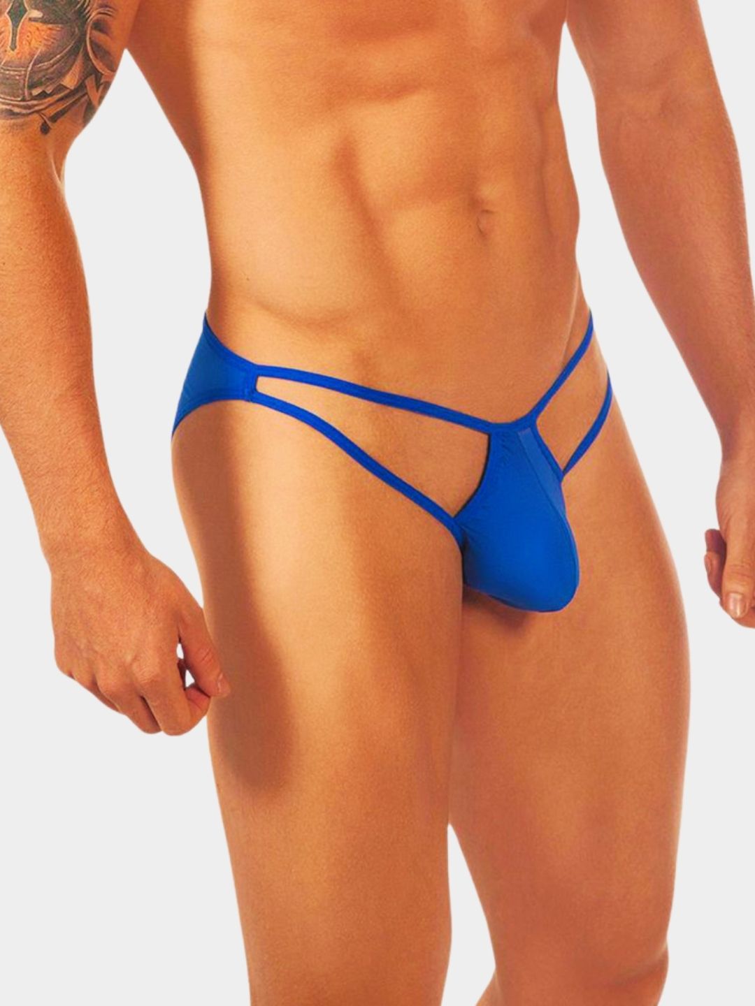 Men Solid Cut-Out Briefs