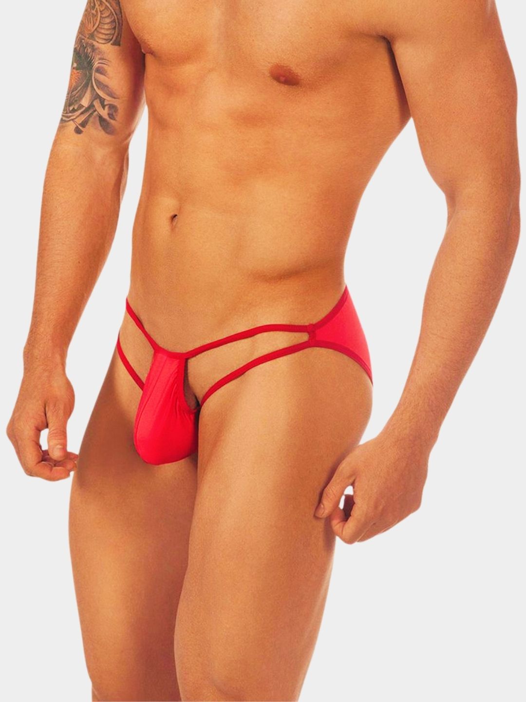 Men Solid Cut-Out Briefs