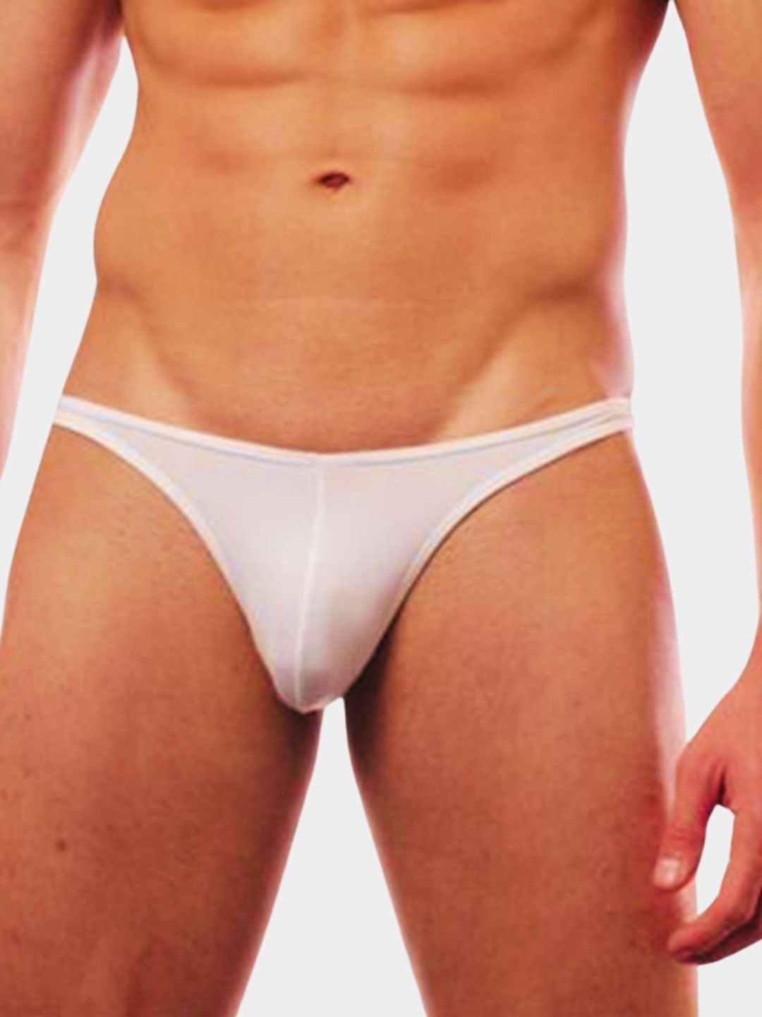 Men Solid Low-Rise Thong Brief