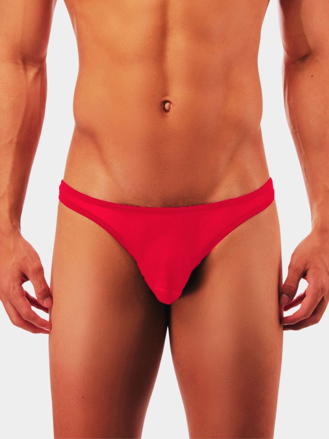 Men's Sheer Mesh Bikini Briefs