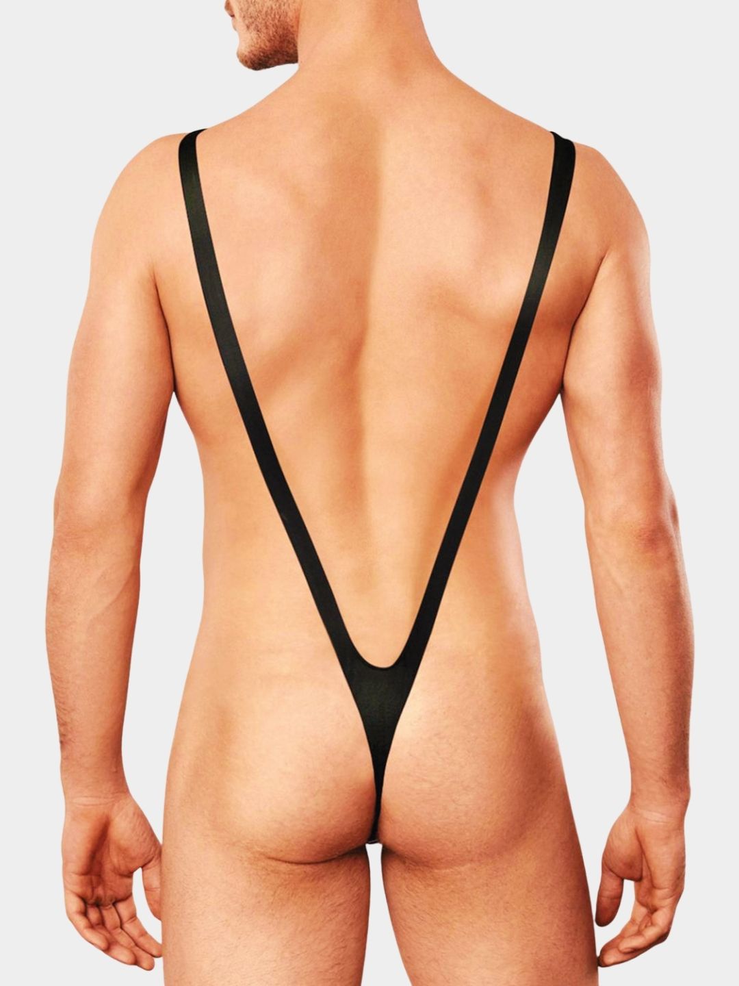 Men Solid Mankini Thong