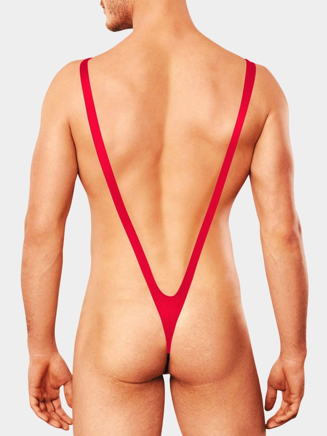 Men Solid Mankini Thong
