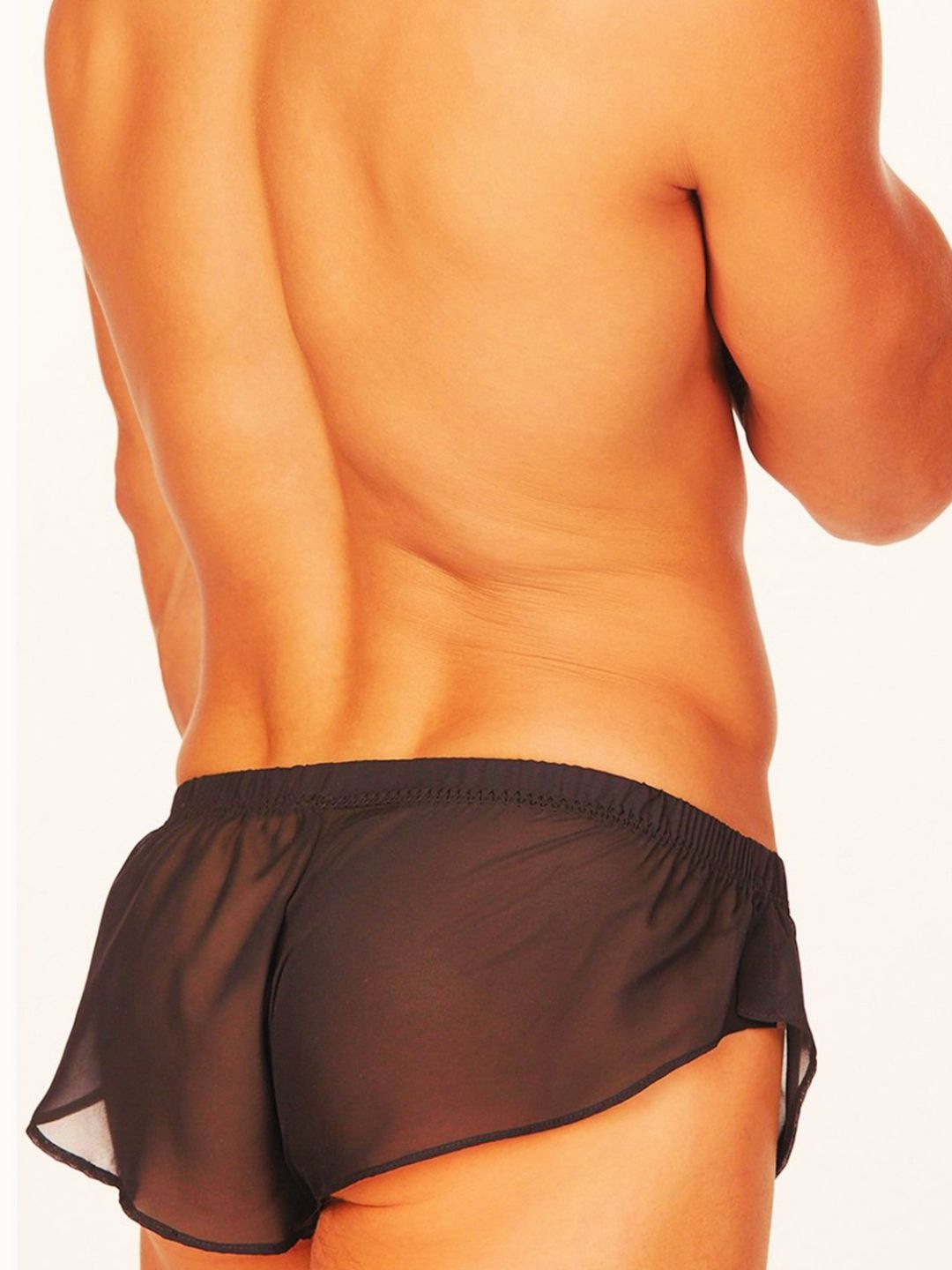 Men Lightweight Sheer Boxer Briefs