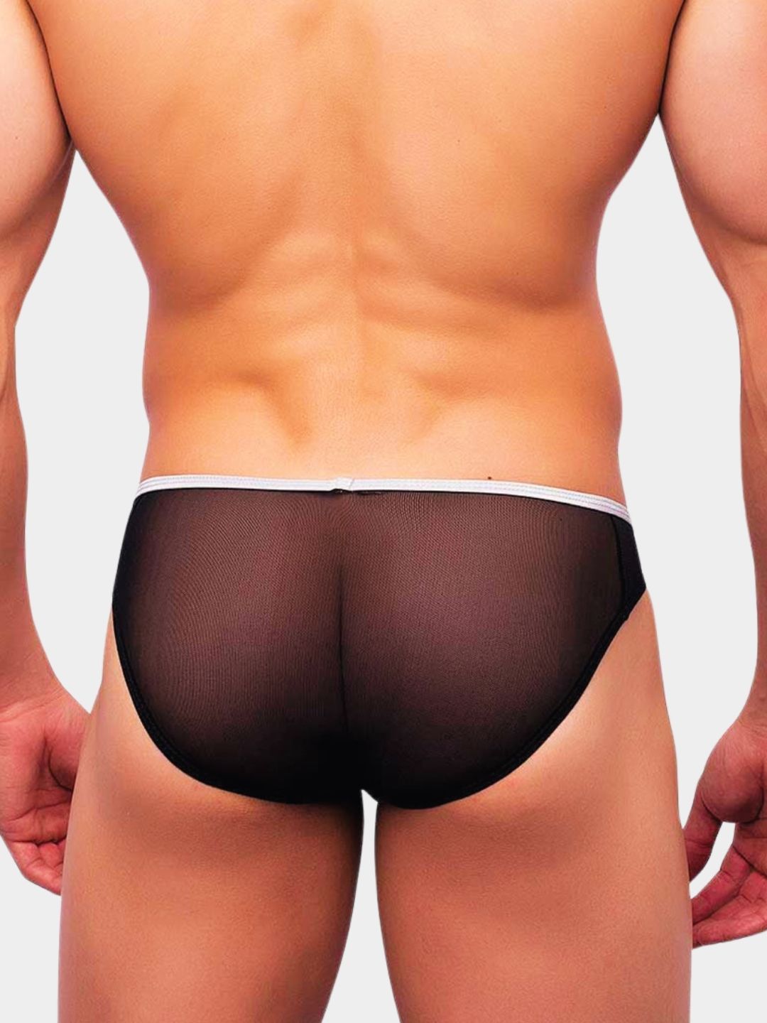 Men's Ultra-Low Rise Mesh Bikini Brief