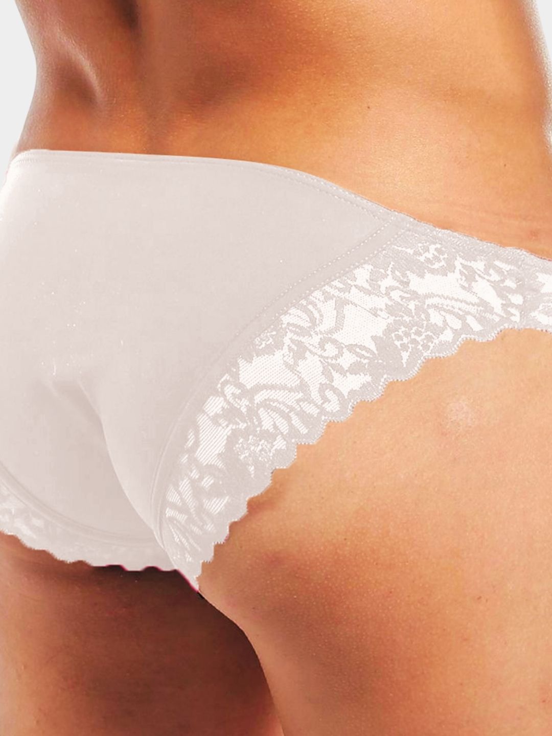 Men's Lace Bikini Briefs