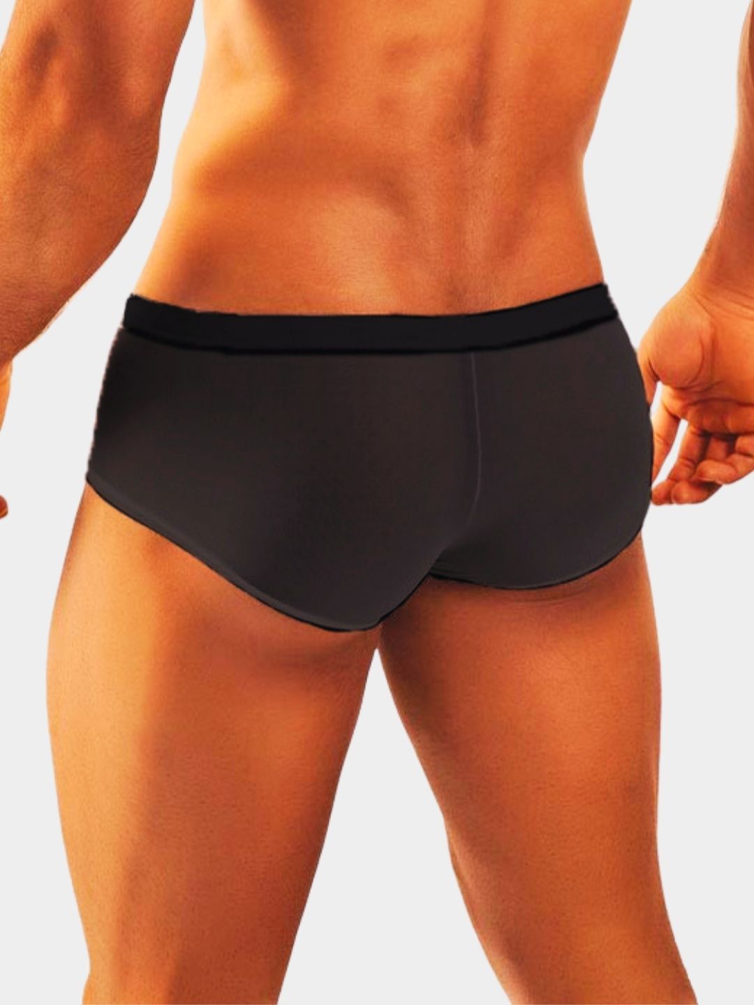 Men's Sheer Mesh Trunk Briefs