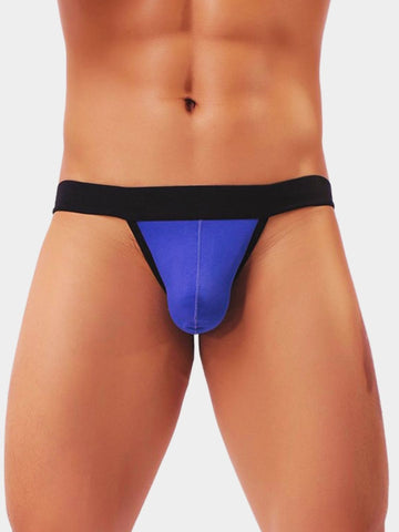 Men's Solid Low-Rise Bikini Briefs
