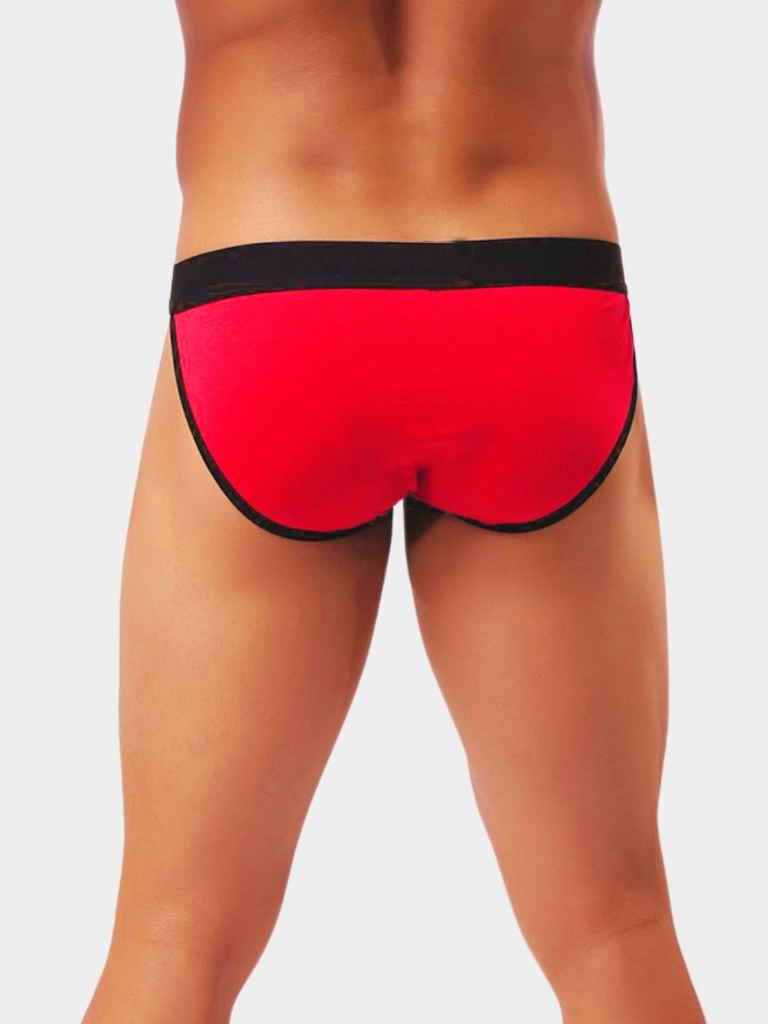 Men's Solid Low-Rise Bikini Briefs