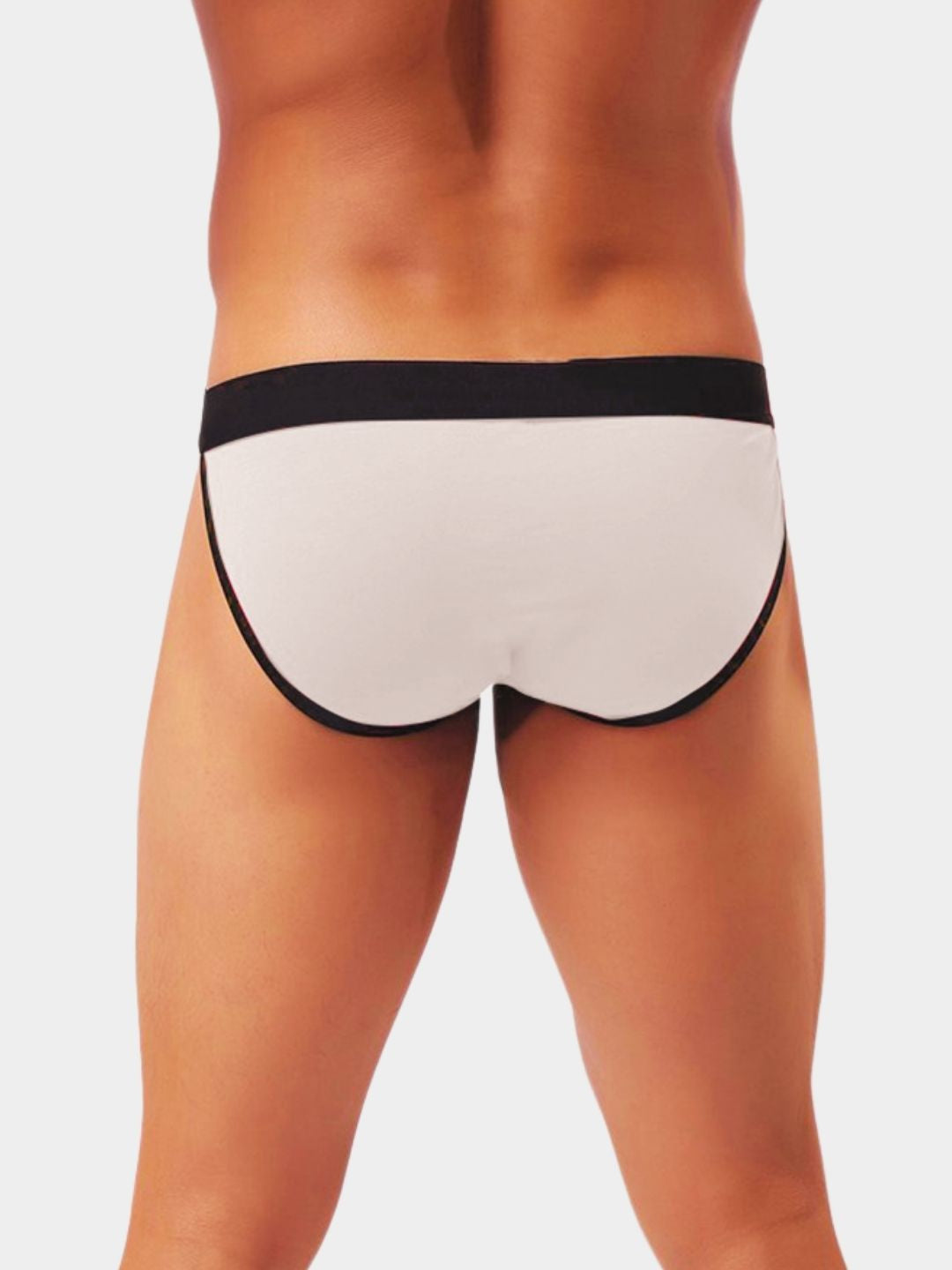 Men's Solid Low-Rise Bikini Briefs
