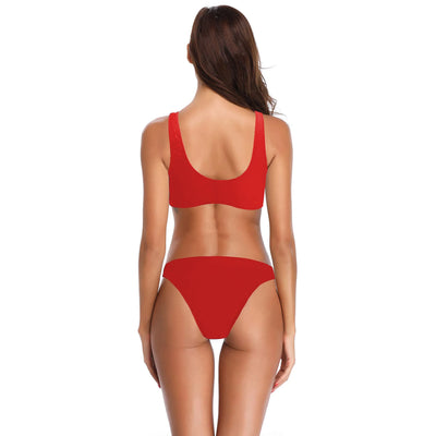 Women’s Microfiber Tie Knot Bikini Set