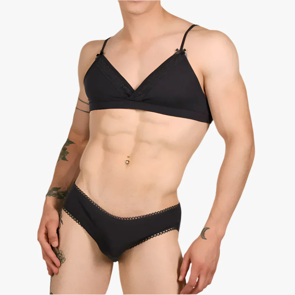 Men’s Feminine Lingerie Set
