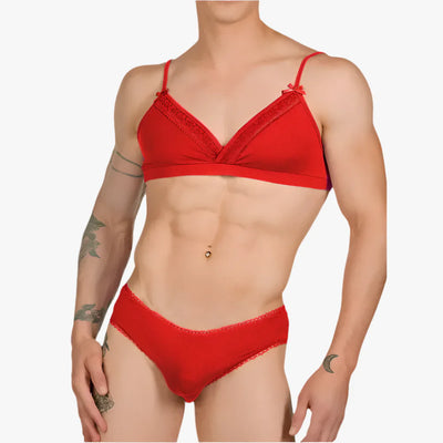 Men’s Feminine Lingerie Set