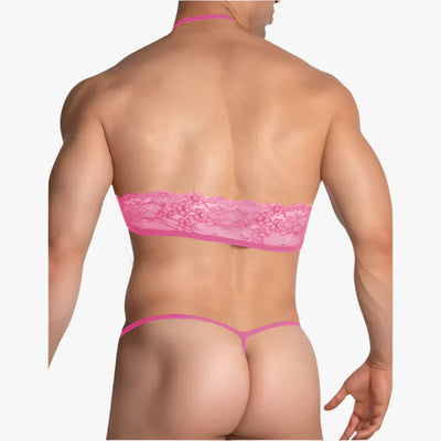 Crossdresser Strappy Lace Bodysuit