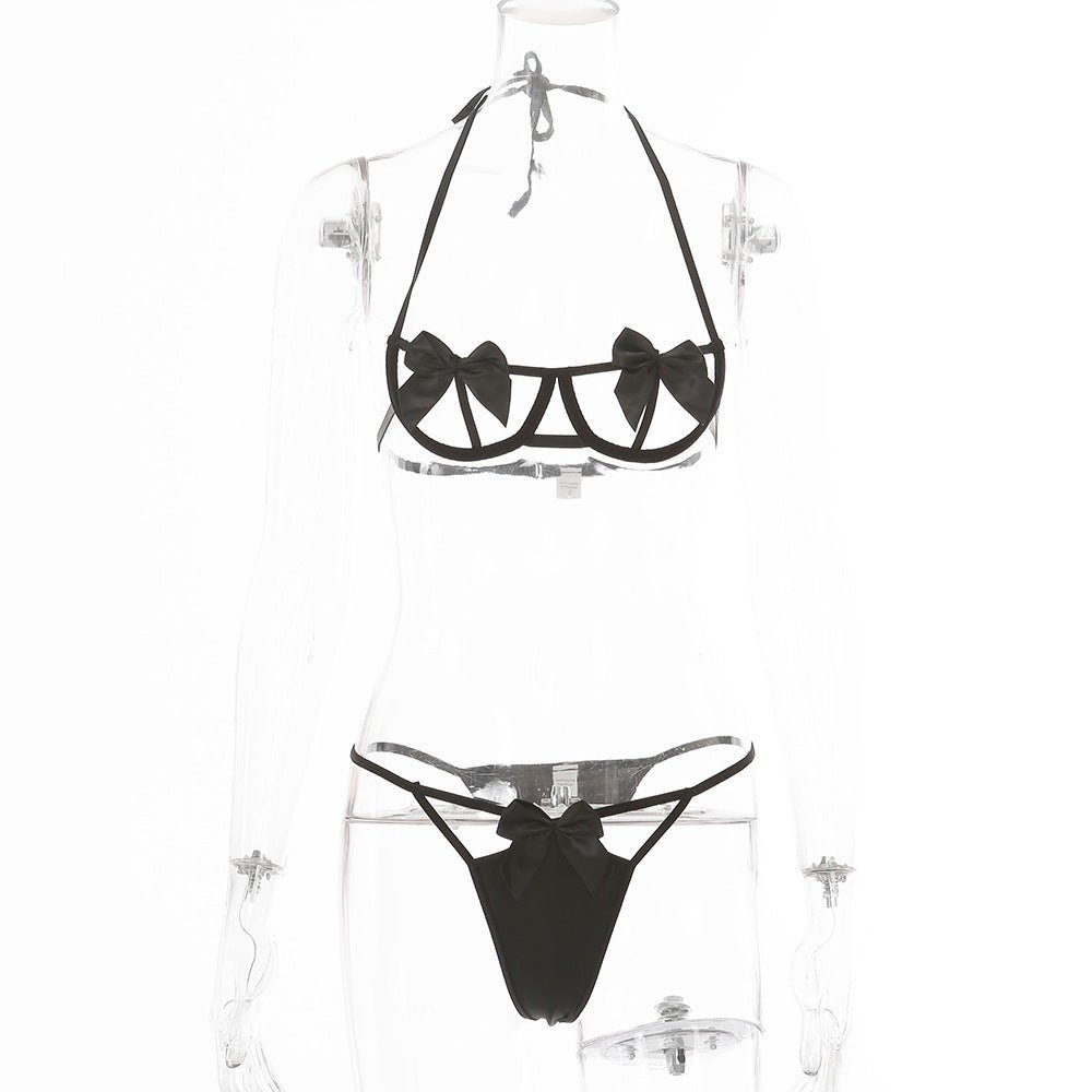 Melody Two Piece Satin Intimate Valentine Lingerie - Sinderella